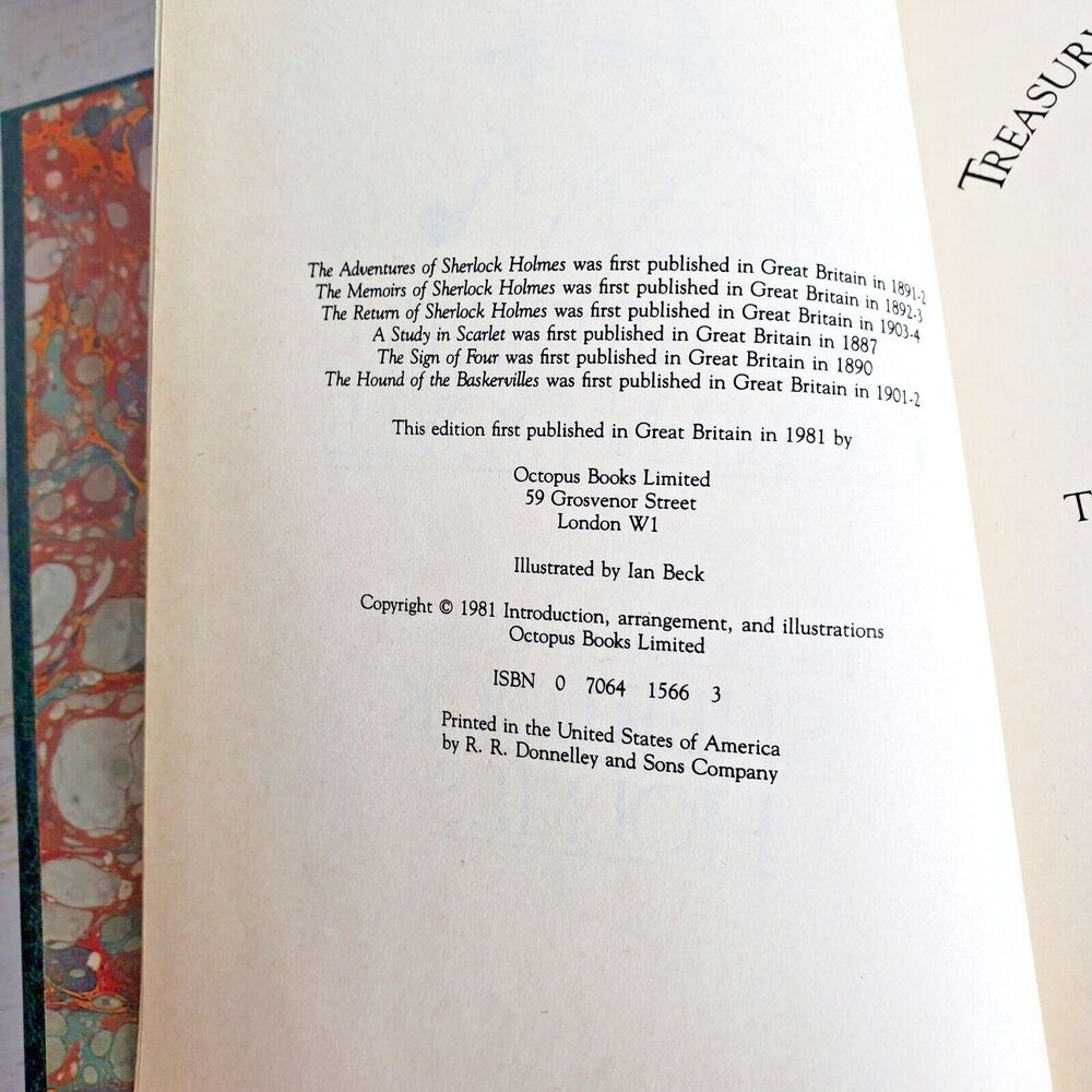 Treasury of World Masterpieces: The Celebrated Cases of Sherlock Holmes 1981 - Picture 7 of 9